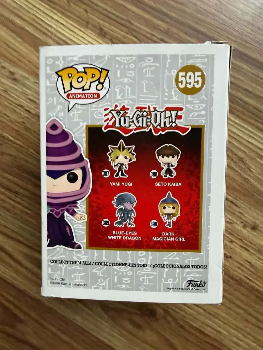Funko Pop! Animation Vinyl Yu-Gi-Oh! Dark Magician #595 Hot Topic HT Exclusive